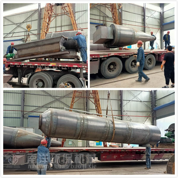 灰渣烘幹（gàn）機發貨現場