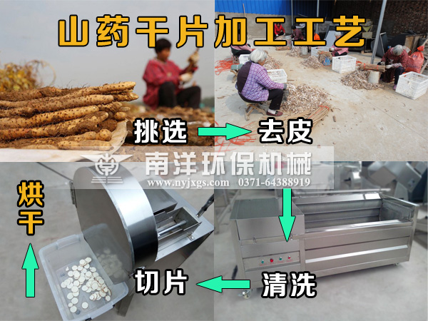 山藥幹片加工工藝