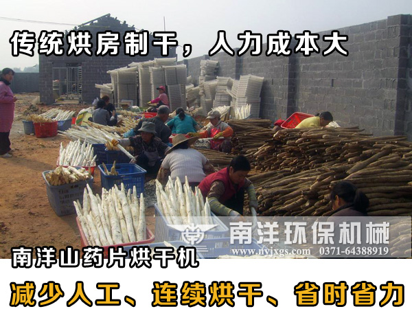 傳統山藥烘房人工成本大