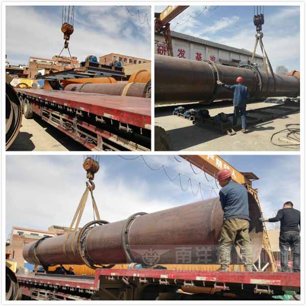 浮精煤烘幹機發貨現場