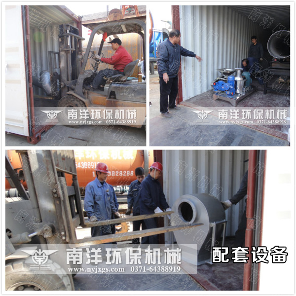 烘幹機配套設備（bèi）裝箱