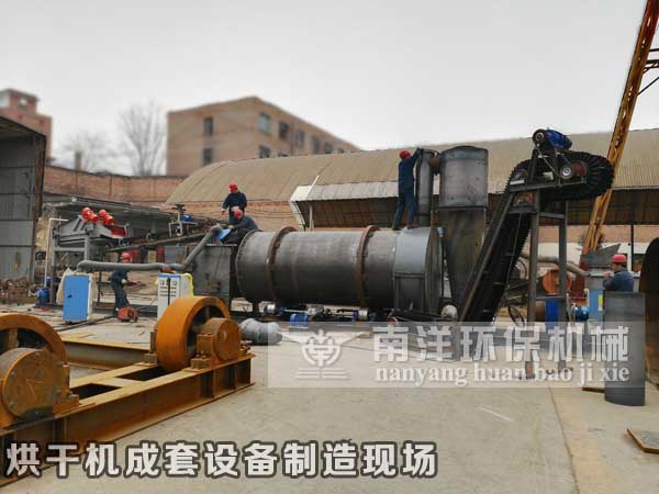 石英砂烘幹機製（zhì）造現場