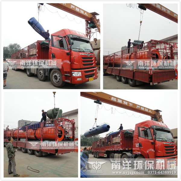 引風除塵設備裝車