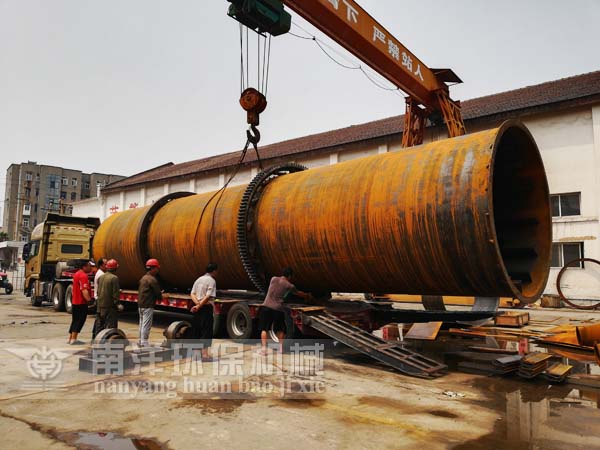 蘭炭烘幹機成套設備發（fā）貨（huò）