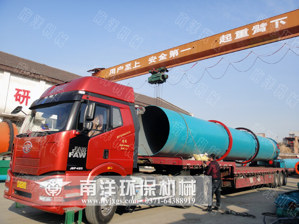 牛糞烘幹機發（fā）貨