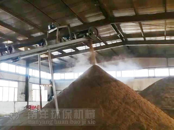 烘幹後的（de）菌渣