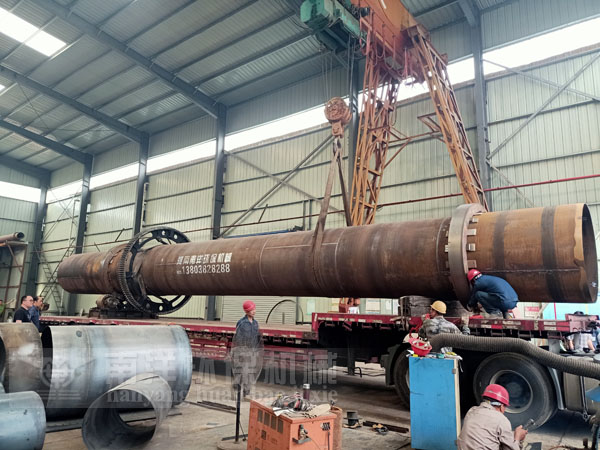 回轉窯發貨現場
