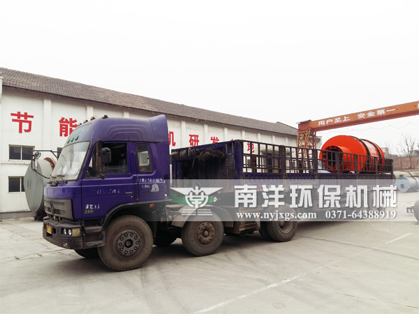 三筒烘幹機發（fā）貨