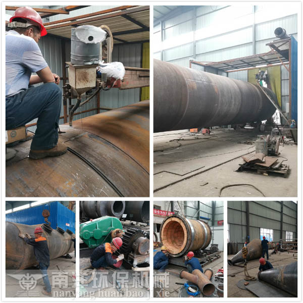 煤（méi）泥烘幹（gàn）機製造現場