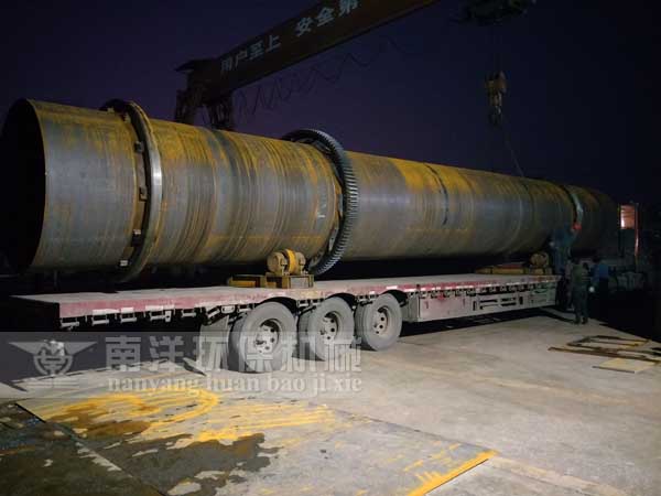 烘幹機晚間發貨現場