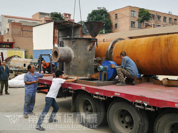 生物質顆粒燃燒爐裝（zhuāng）車